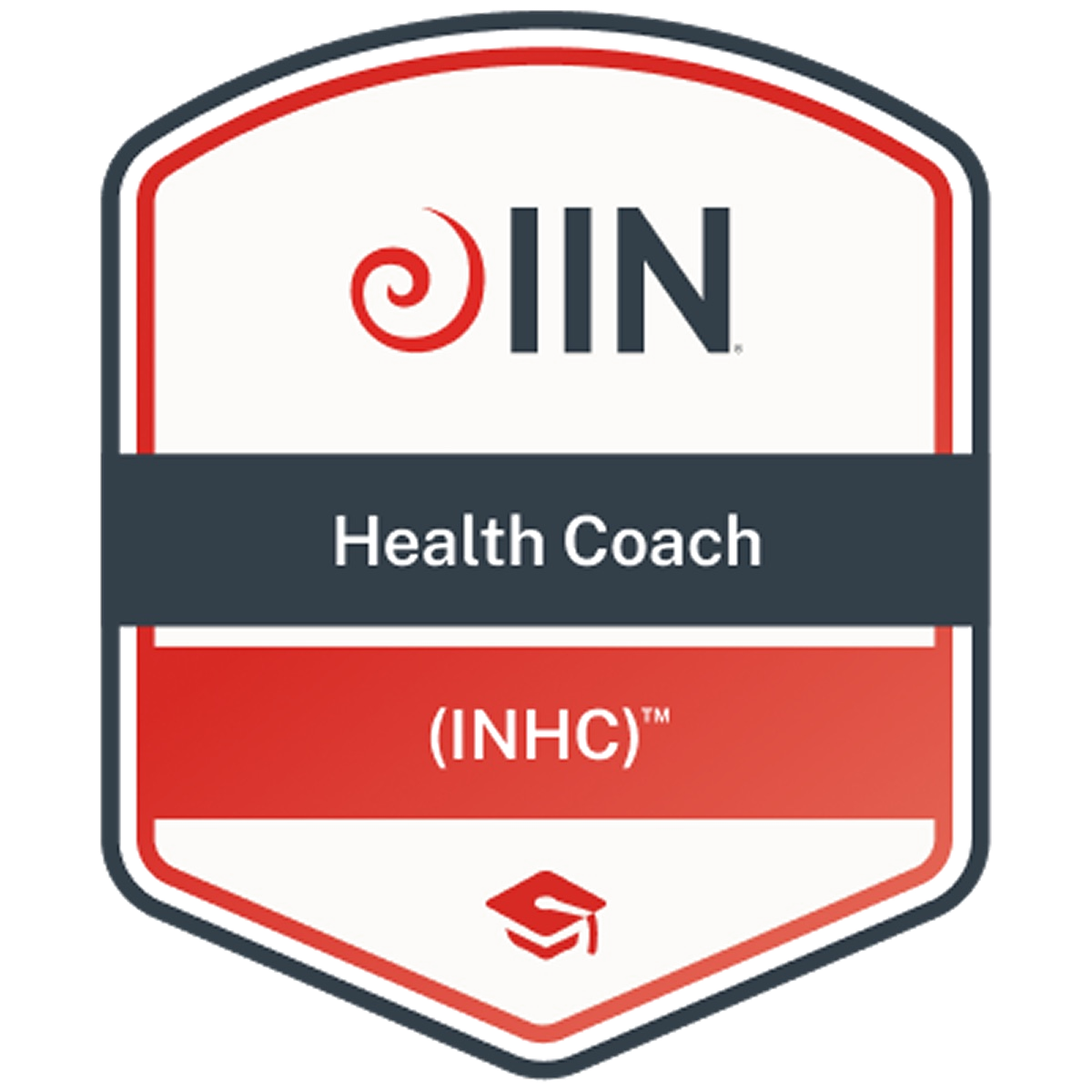 IIN Certified Integrative Nutrition Health Coach (INHC) badge